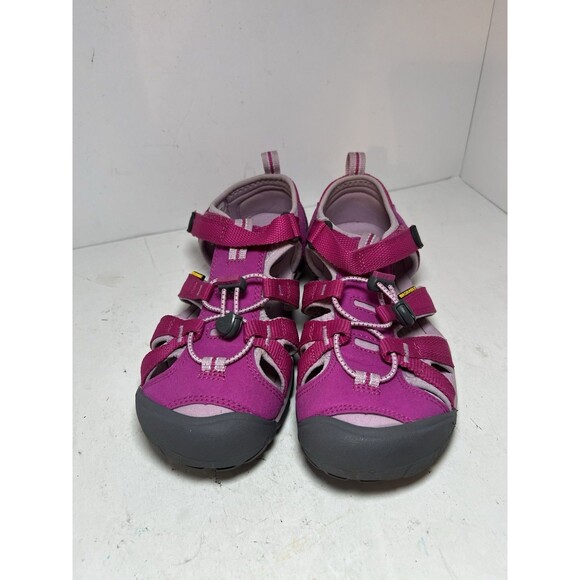KEEN Sandals Youth 3 Seacamp II Washable Pink Shoes Hiking Utility Camping - Picture 3 of 8